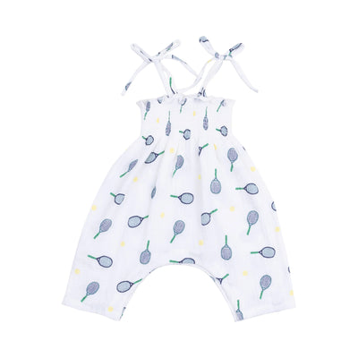 Tennis Smocked Romper - Twinkle Twinkle Little One