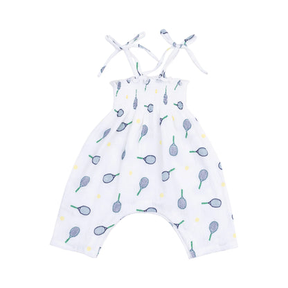 Tennis Smocked Romper - Twinkle Twinkle Little One