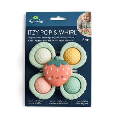 Itzy Ritzy Itzy Pop & Whirl Bath + Travel Toy | Strawberry