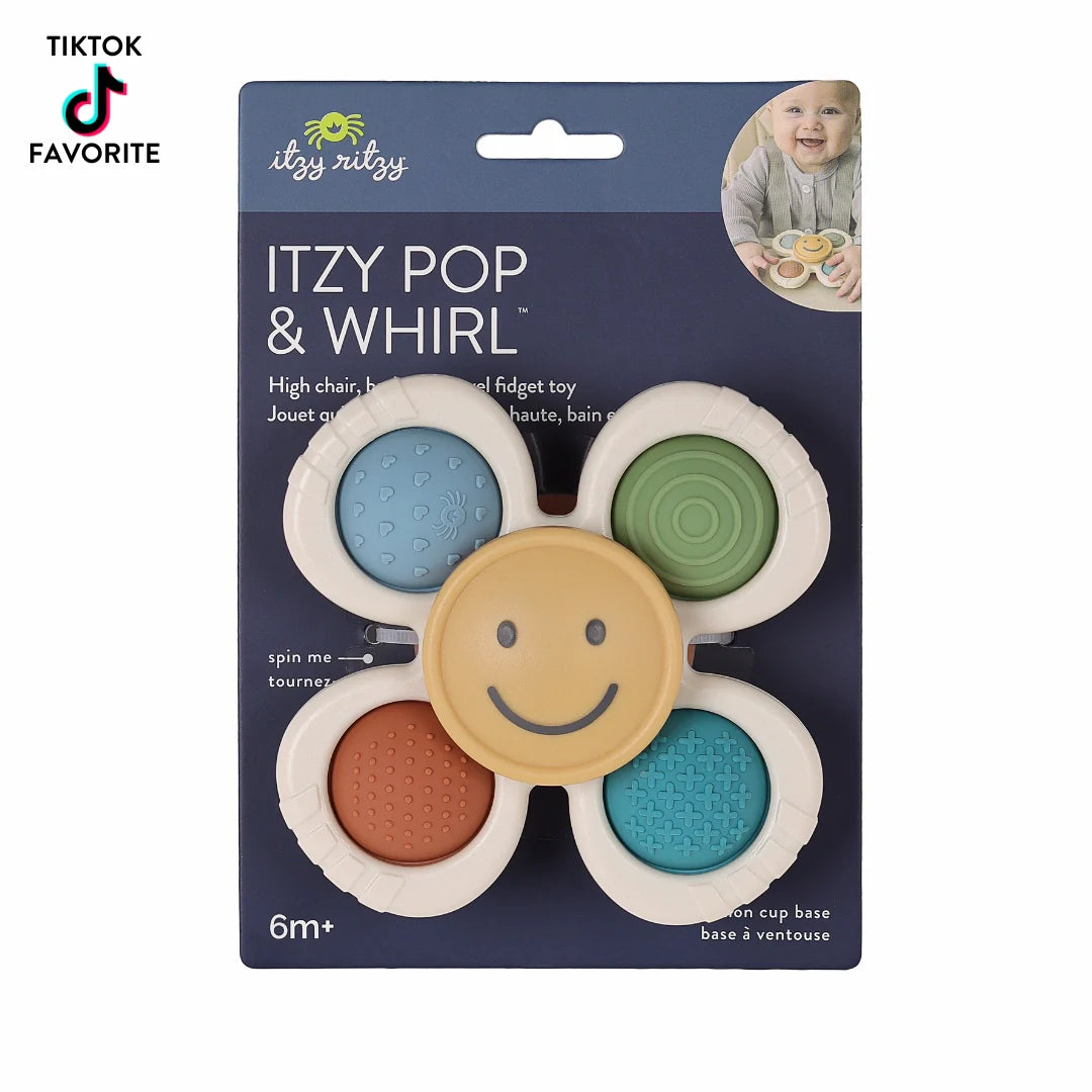 Itzy Ritzy Itzy Pop & Whirl Bath + Travel Toy | Strawberry