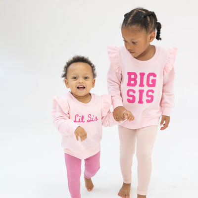 Lil Sis Ruffle Sweatshirt - Twinkle Twinkle Little One