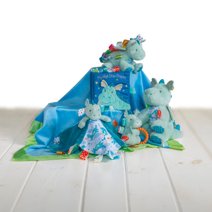 Taggies Drax Dragon Soft Book – 6×6″ - Twinkle Twinkle Little One