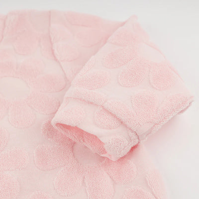 Sculpted Terry Brooklyn Boxy Sweatshirt & Jogger Set- Daisies - Pale Pink - Twinkle Twinkle Little One