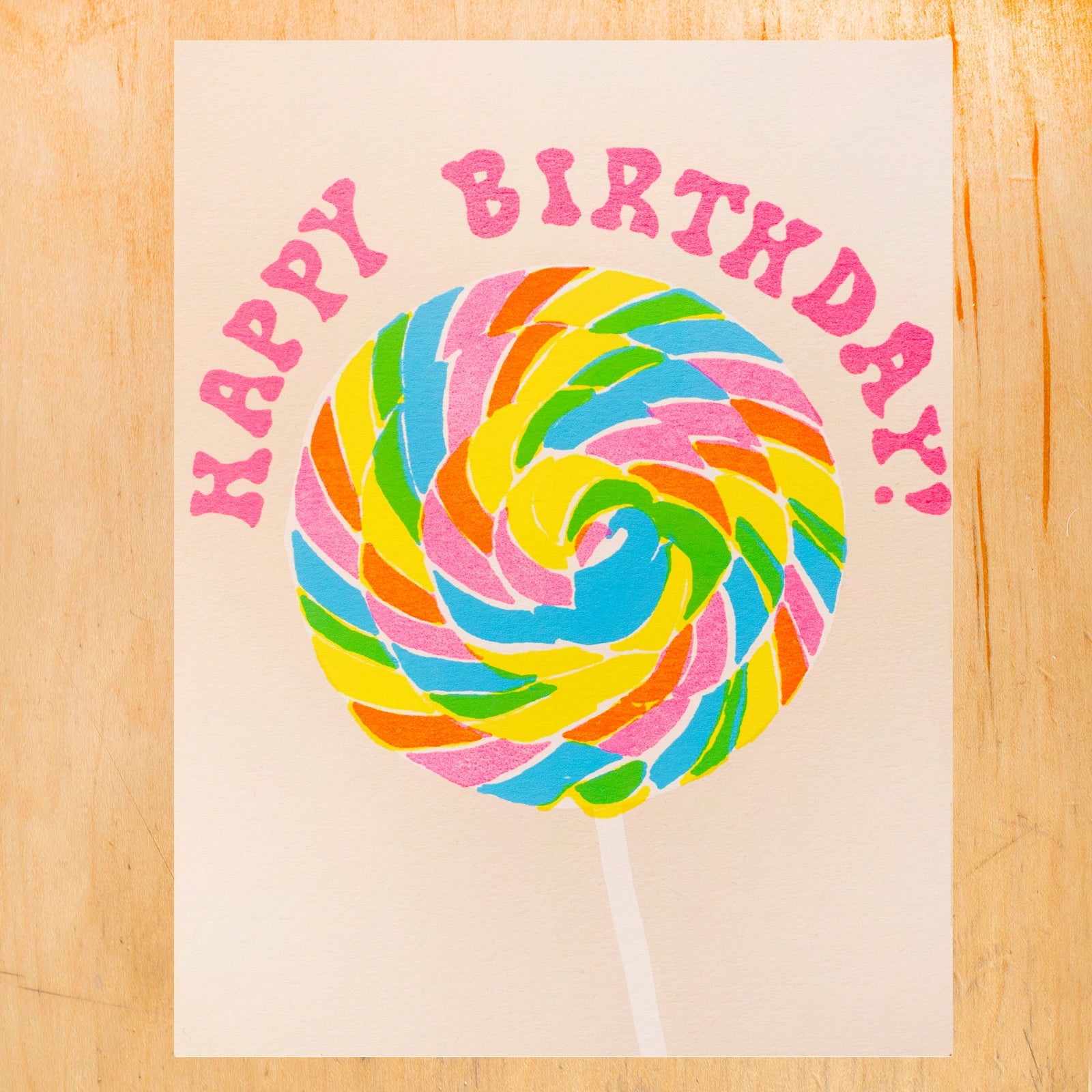Birthday Lollipop Greeting Card