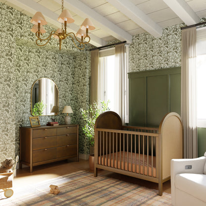 Babyletto Bondi Cane 3-in-1 Convertible Crib with Toddler Bed Conversion Kit - Twinkle Twinkle Little One