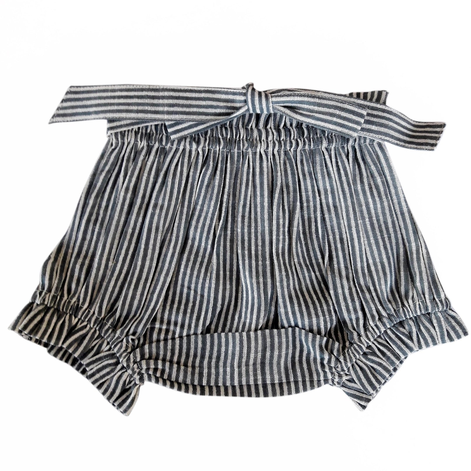 Striped Cotton Woven Baby Shorts - Twinkle Twinkle Little One