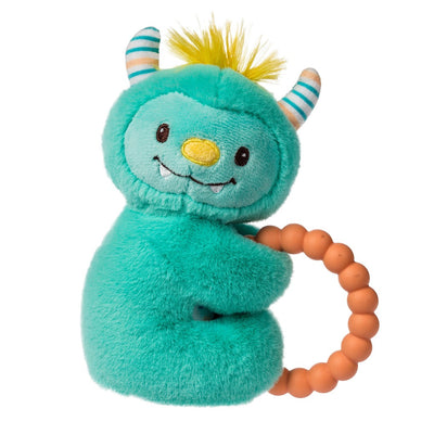 Mookie Monster Teether Rattle – 6″ - Twinkle Twinkle Little One