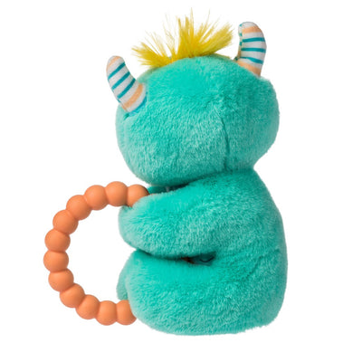 Mookie Monster Teether Rattle – 6″ - Twinkle Twinkle Little One
