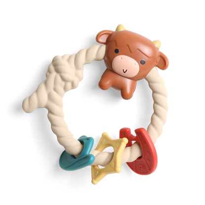 Ritzy Rattle® With Teething Rings - Twinkle Twinkle Little One