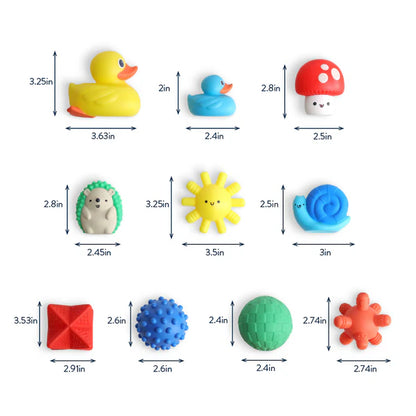 Itzy Splash Gift Set™ 10-Piece Bath Toys - Twinkle Twinkle Little One