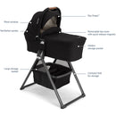 Nuna MIXX Bassinet + Stand - Twinkle Twinkle Little One