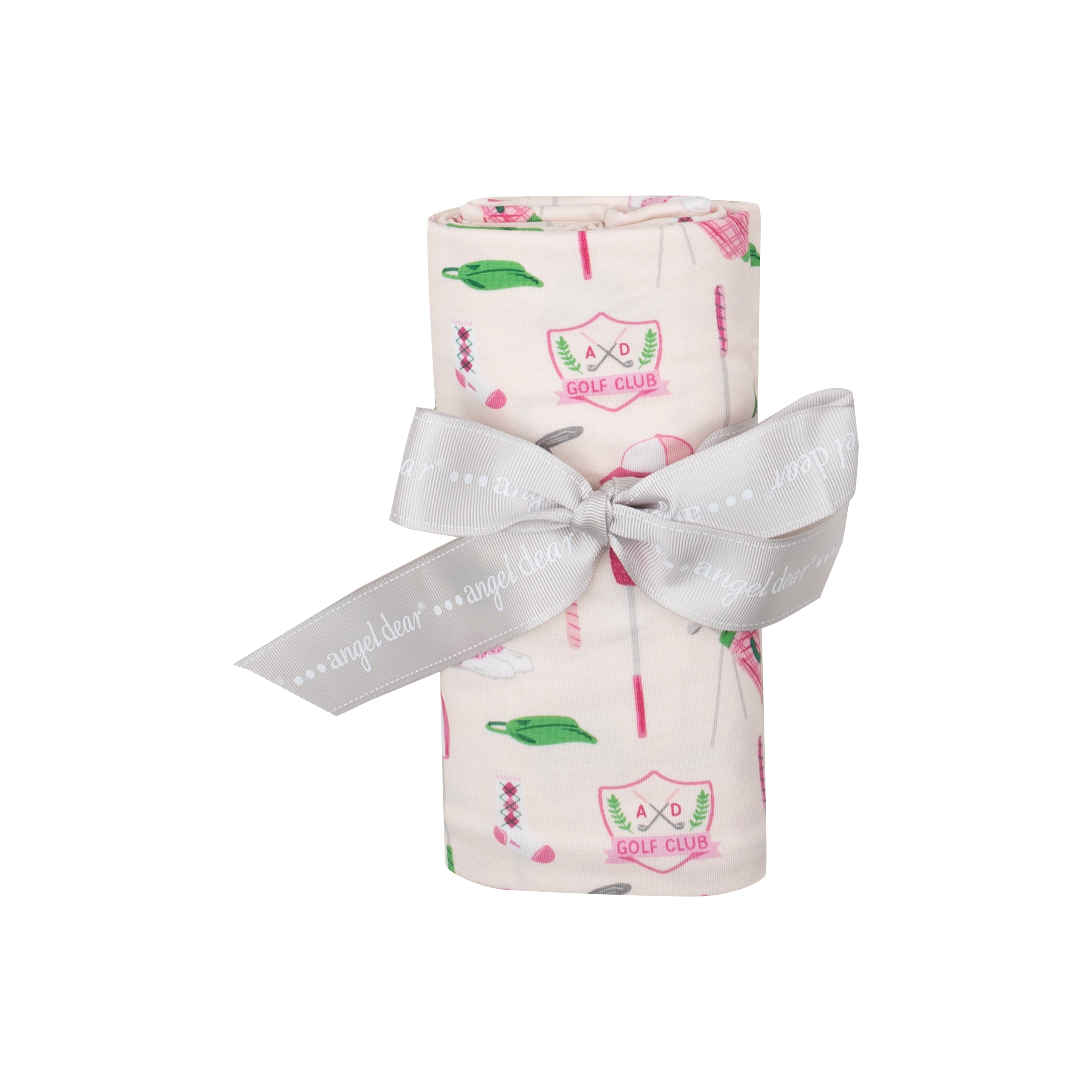 Golf Club Pink Swaddle Blanket - 0