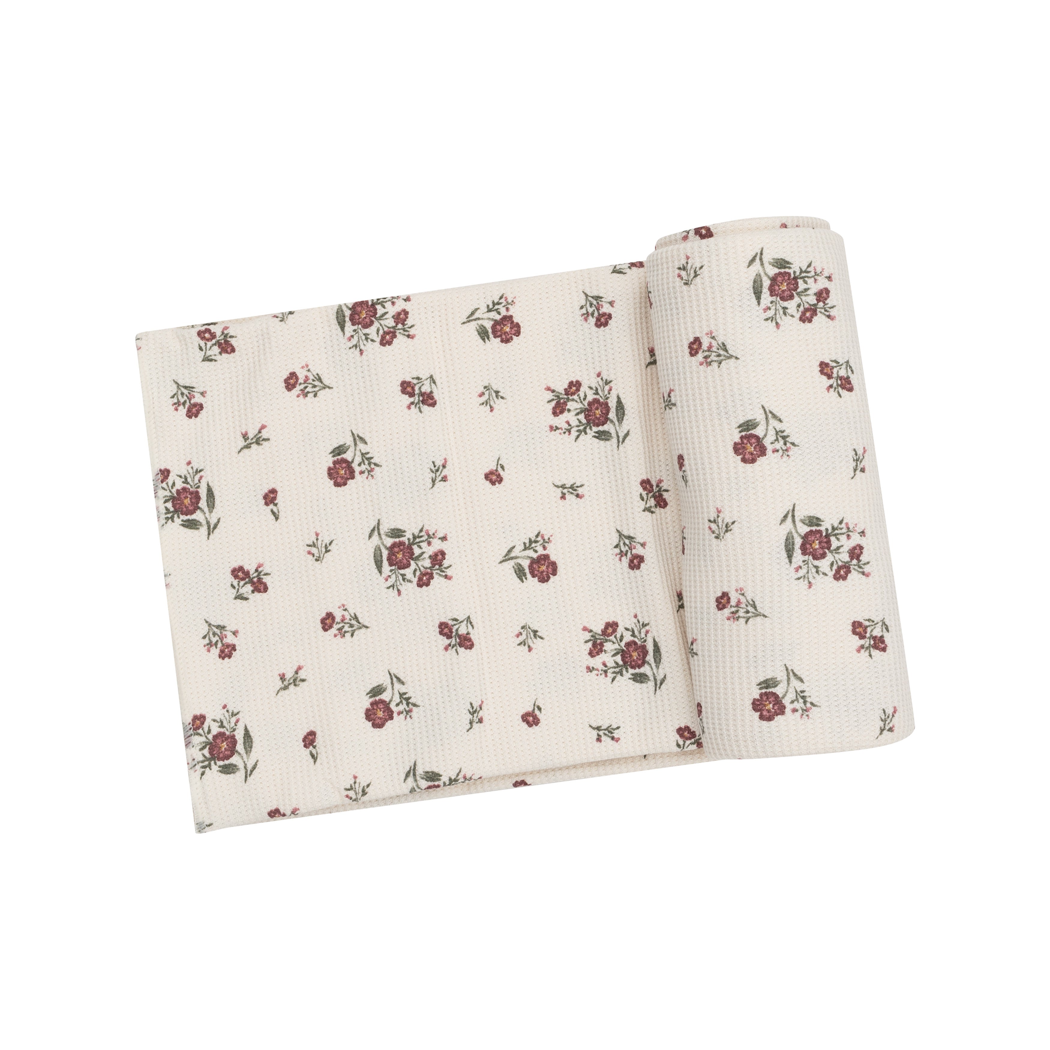 Misty Rose Floral Swaddle Blanket