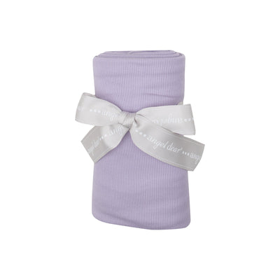 Ribbed Orchid Petal Swaddle Blanket - Twinkle Twinkle Little One