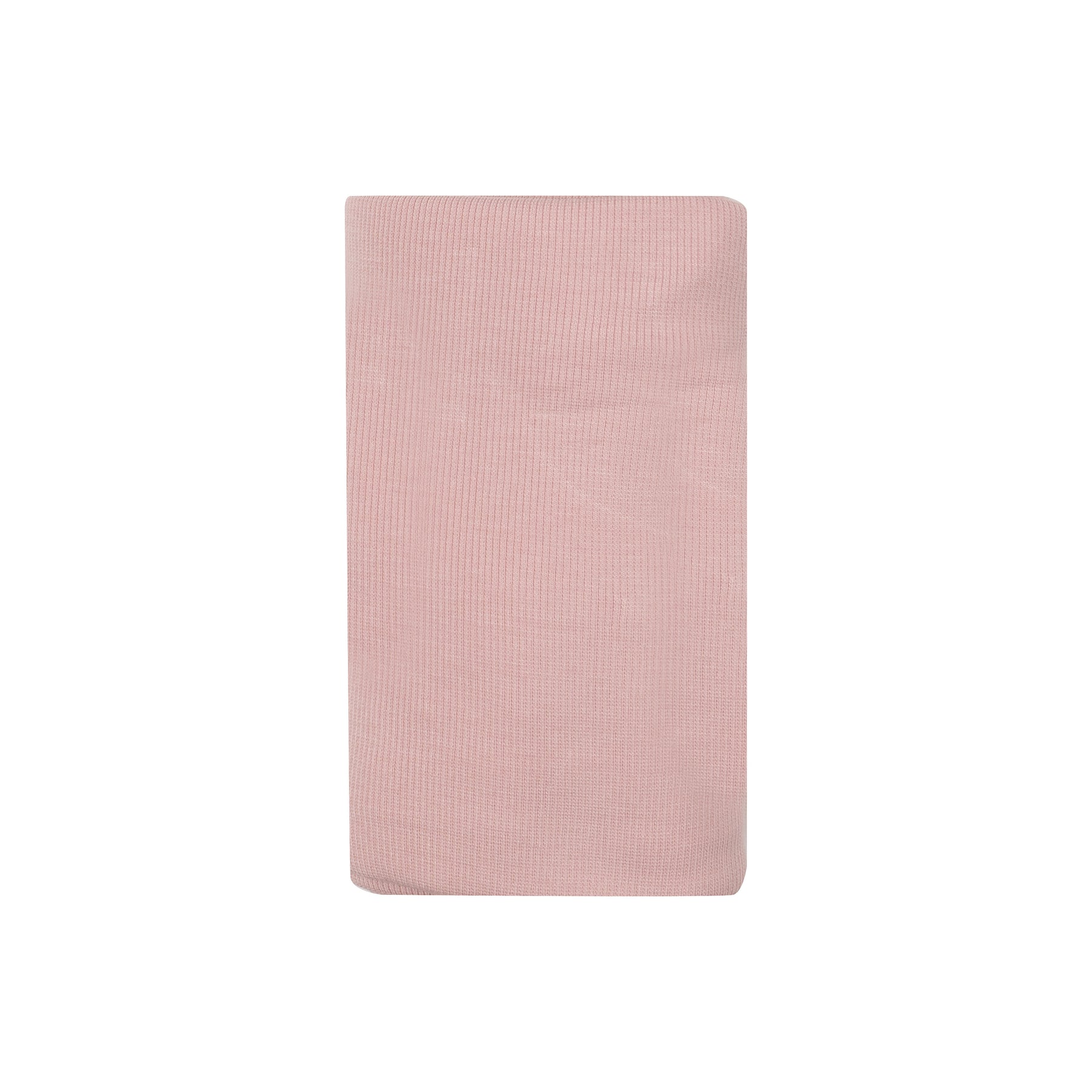 Ribbed Silver Pink Swaddle Blanket