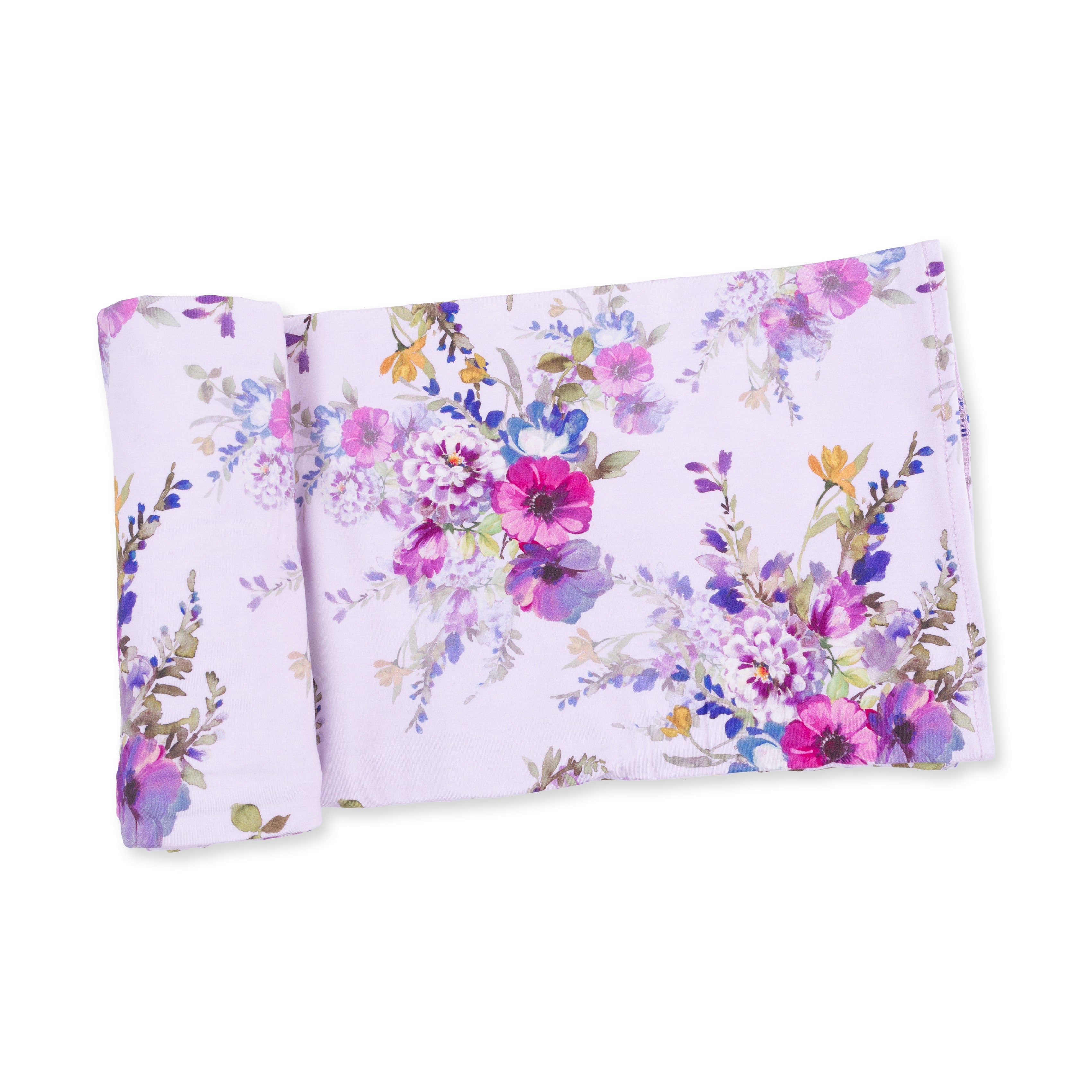 Angel Dear Dahlia Floral Swaddle Blanket