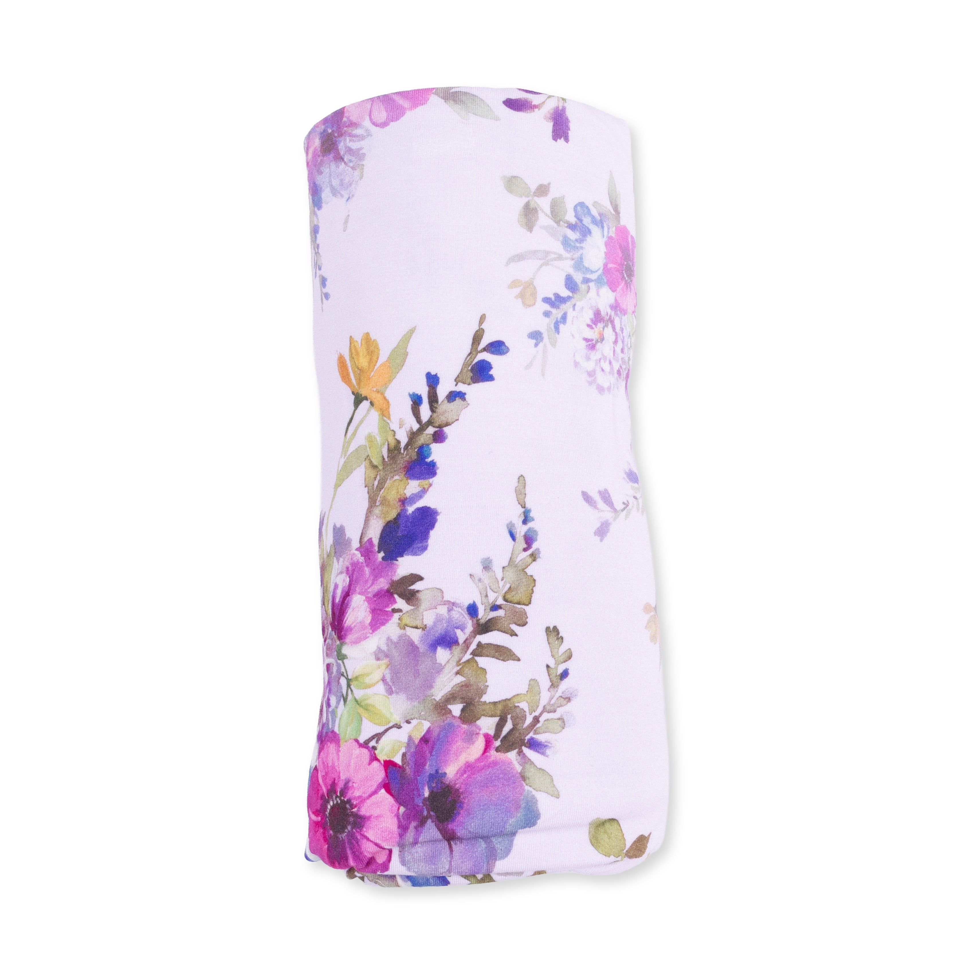 Angel Dear Dahlia Floral Swaddle Blanket