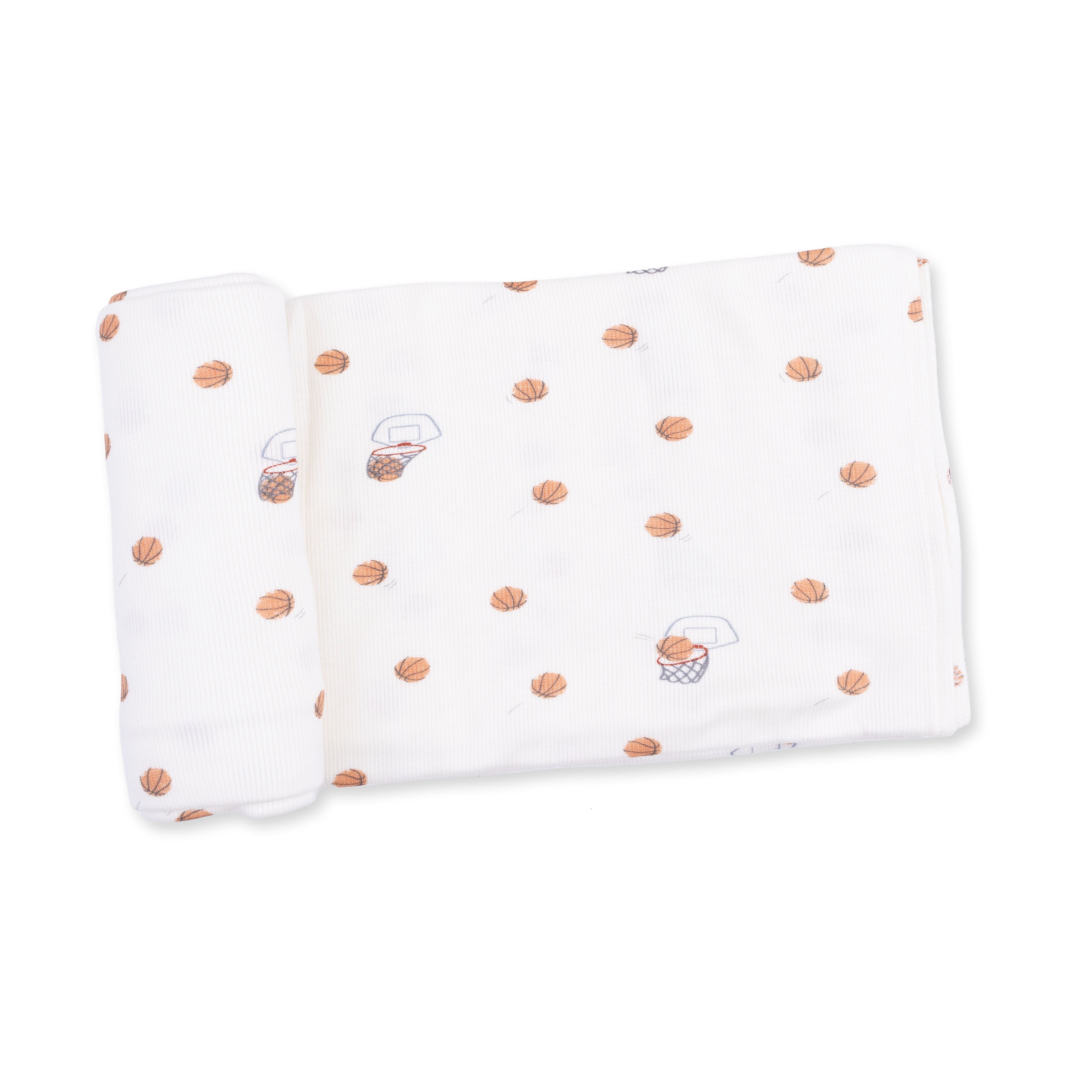 Angel Dear Mini Basketballs Swaddle Blanket