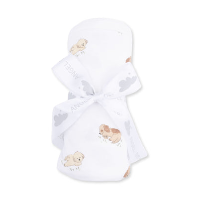 Angel Dear Puppy Snuggle Club Swaddle Blanket