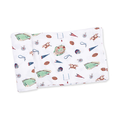 Angel Dear Vintage Football Swaddle Blanket
