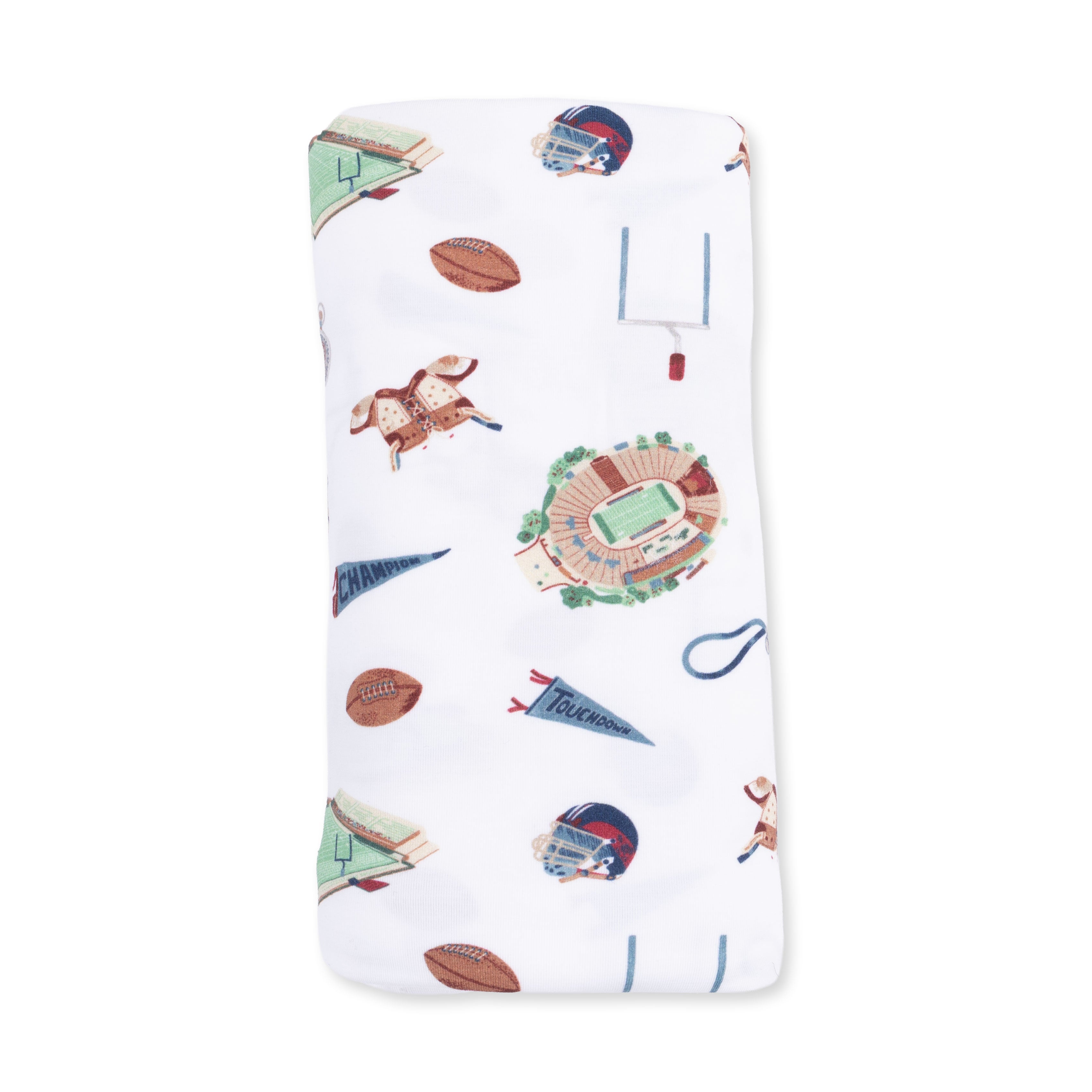 Angel Dear Vintage Football Swaddle Blanket