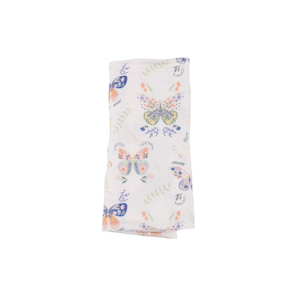Botany Butterflies Swaddle Blanket - Twinkle Twinkle Little One