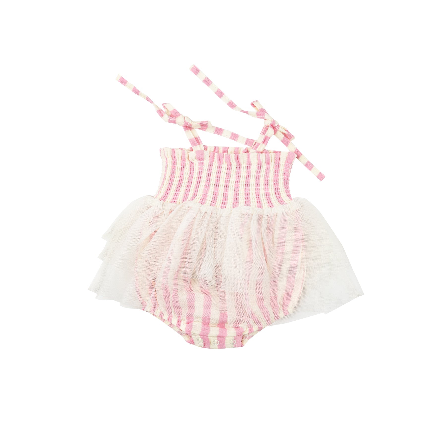 Pink Stripe Tutu Bubble - Twinkle Twinkle Little One