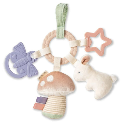 Bitzy Busy Ring™ Teething Activity Toy - Bunny - Twinkle Twinkle Little One