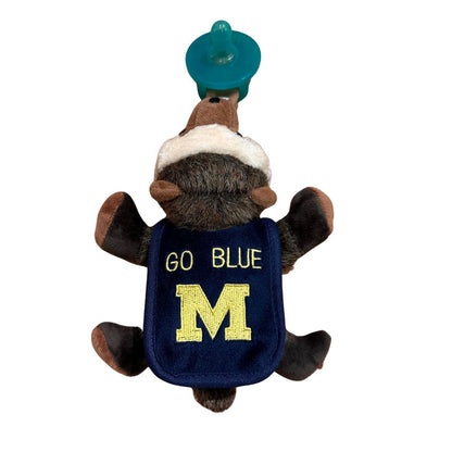 University of Michigan - Wolverine Plush Pacifier - Twinkle Twinkle Little One