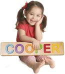 Custom Personalized Wooden Name Puzzle - Made in the USA! - Twinkle Twinkle Little One