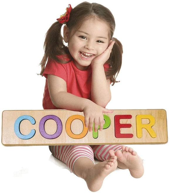 Custom Personalized Wooden Name Puzzle - Made in the USA! - Twinkle Twinkle Little One