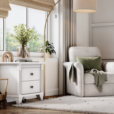 Silva Furniture Edison Nightstand | Nursery Side Table