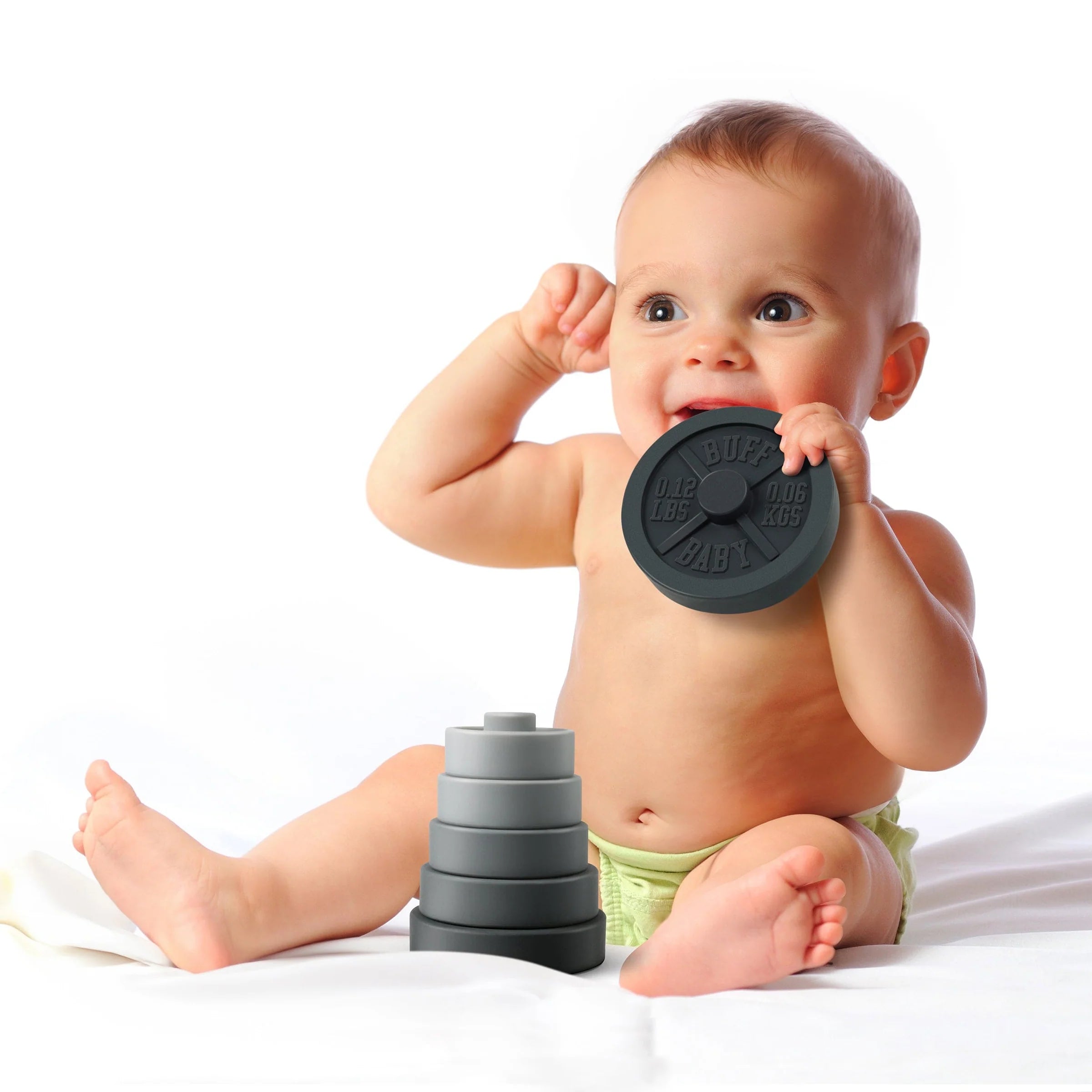 Buff Baby Weight Plate Stacker - Twinkle Twinkle Little One