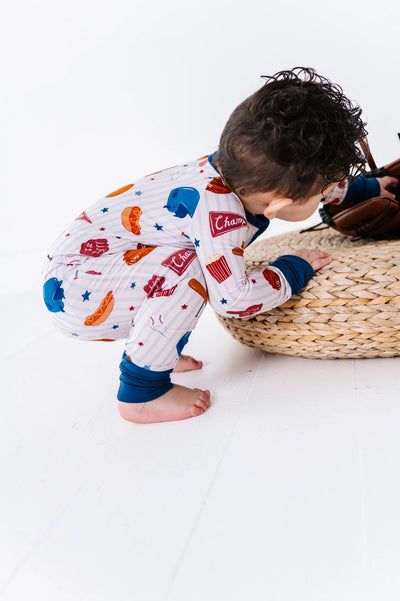 Stripes and Strikes Convertible Footies