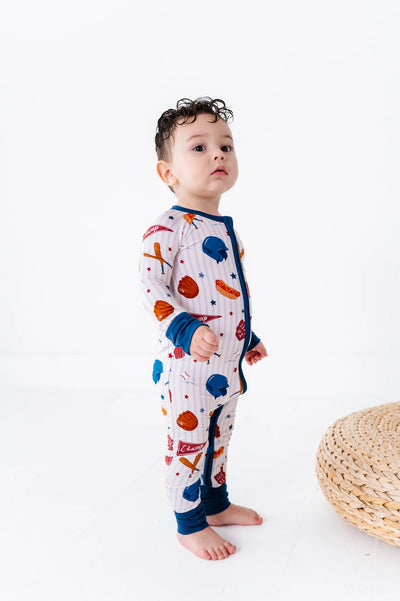 Stripes and Strikes Convertible Footies