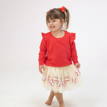 Oat Baseball Tutu Skirt - Twinkle Twinkle Little One