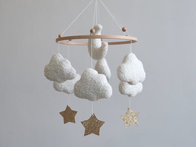 Boucle Clouds Baby Mobile