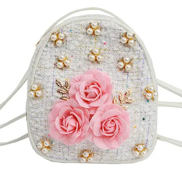 Rose Tweed Backpack - Twinkle Twinkle Little One