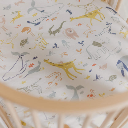 Stokke Sleepi Mini Fitted Sheet by Pehr V3 - Twinkle Twinkle Little One