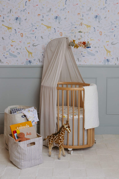 Stokke Sleepi Mini Fitted Sheet by Pehr V3 - Twinkle Twinkle Little One