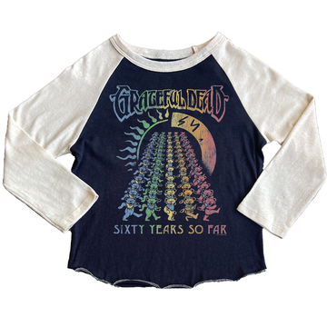 Grateful Dead 60 Years Recycled Raglan - Twinkle Twinkle Little One