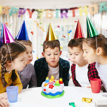 First Birthday Cake Toy - Music Cake Toys with Counting and Blow Candles Singing Toys - Twinkle Twinkle Little One