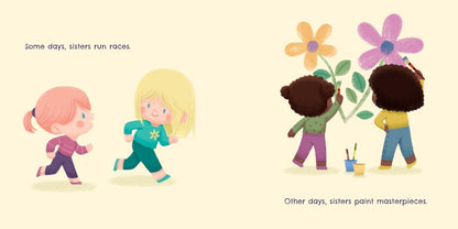 Sisters Are Sisters Forever: A Board Book about Sibling Love - Twinkle Twinkle Little One