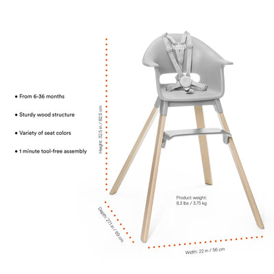 Stokke Clikk High Chair Travel Bundle - Twinkle Twinkle Little One