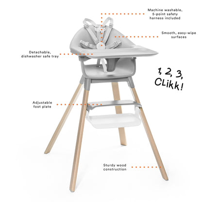 Stokke Clikk High Chair Travel Bundle - Twinkle Twinkle Little One