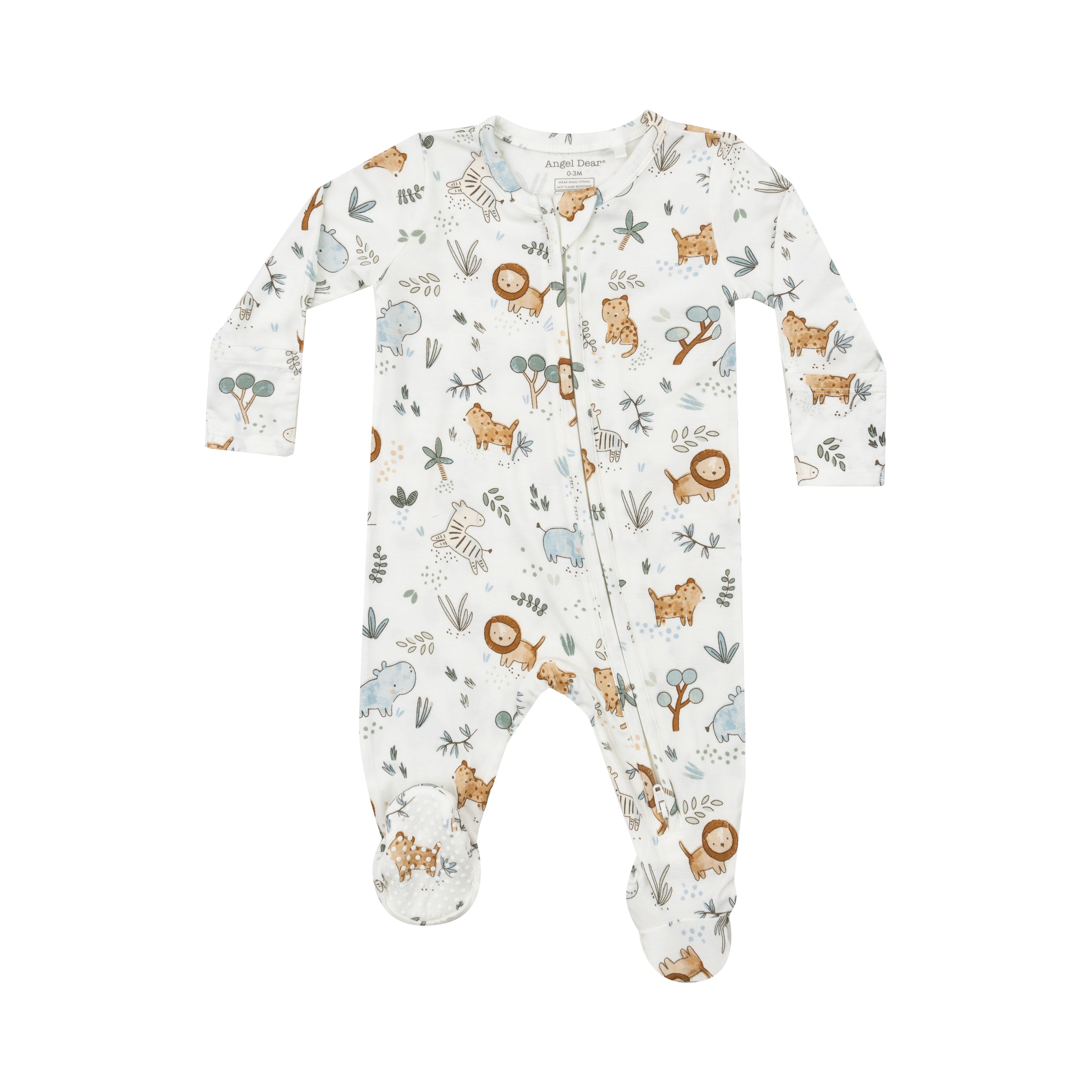 Delicate Safari 2-Way Zipper Footie