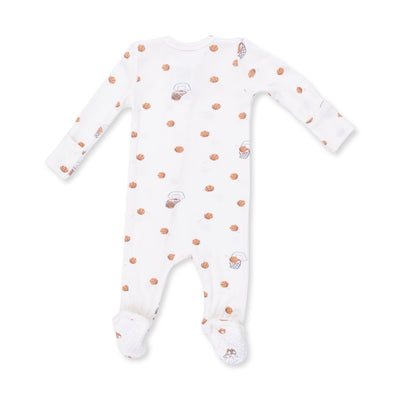 Angel Dear Mini Basketballs 2 Way Zipper Footie