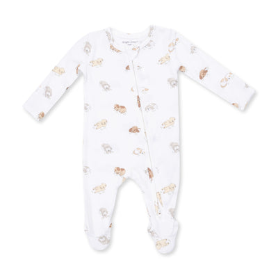 Angel Dear Puppy Snuggle Club 2 Way Zipper Footie