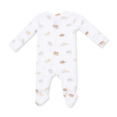 Angel Dear Puppy Snuggle Club 2 Way Zipper Footie