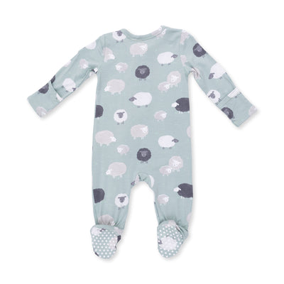 Angel Dear Black Sheep -2 Way Zipper Footie